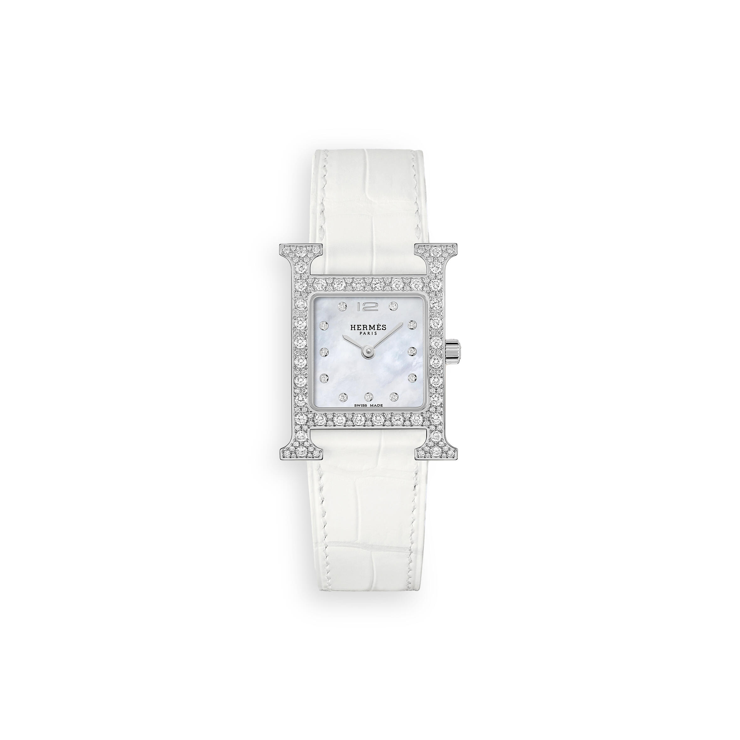 HERMES HEURE H WATCH, SMALL MODEL, 25 MM W403069WW00